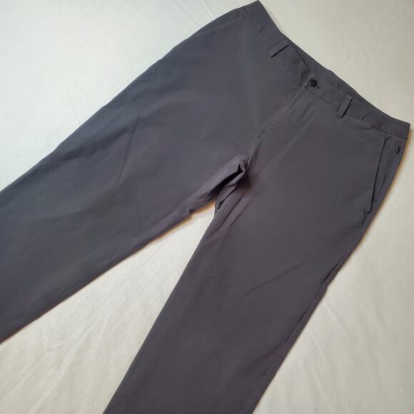 Lululemon Men's 36X30 ABC Classic-Fit Trouser Stretch Cotton VersaTwill Black - Picture 1 of 8